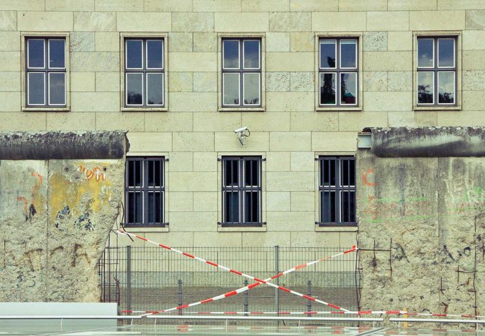 Muro de Berlín, edificio, cámara de seguridad